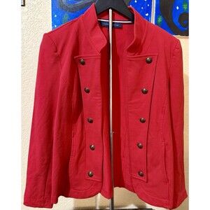 Tommy Hilfiger Women's Size Small Casual Band Style Red Jacket